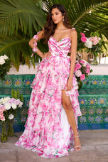Ava Presley Floral A-Line Prom Dress 42332