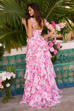 Ava Presley Floral A-Line Prom Dress 42332