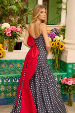 Ava Presley Drop Waist Polka Dot Prom Dress 42368