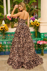Ava Presley Leopard Ball Gown Prom Dress 42370