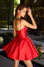 Ava Presley Corset Beaded Bodice Homecoming Dress 42380