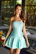 Ava Presley Pearl Beaded Fit and Flare Dress 42505