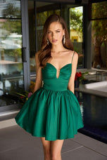 Ava Presley Satin Fit And Flare Dress 42510