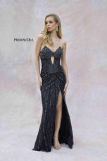 Primavera Couture Strapless Keyhole Long Prom Dress 4309