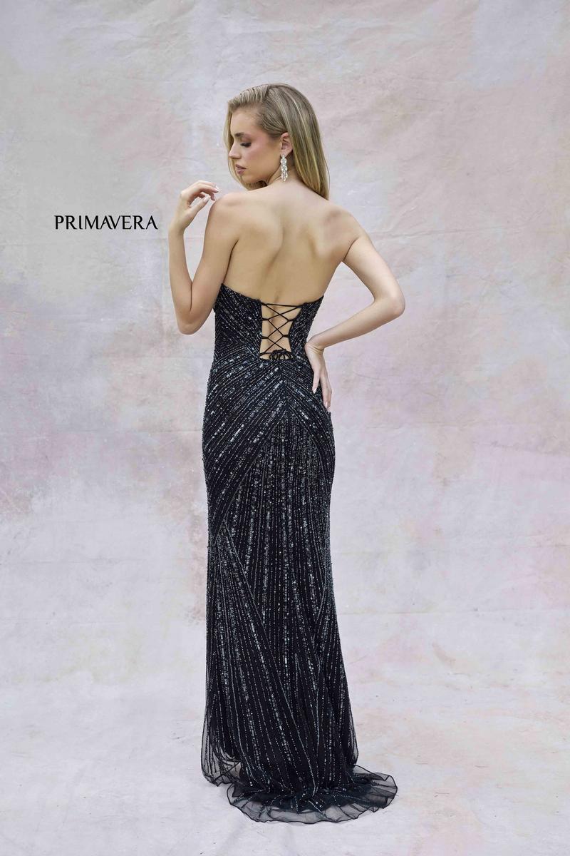 Primavera Couture Strapless Keyhole Long Prom Dress 4309