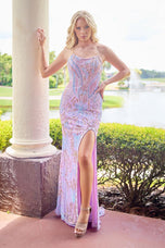 Primavera Couture Long Beaded Strapless Prom Dress 4331