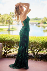 Primavera Couture Beaded Strapless Long Prom Dress 4335