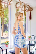 Primavera Couture Plunging HoCo Dress 4402