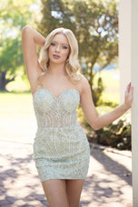 Primavera Couture Strapless Corset HoCo Dress 4429