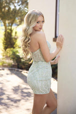 Primavera Couture Strapless Corset HoCo Dress 4429