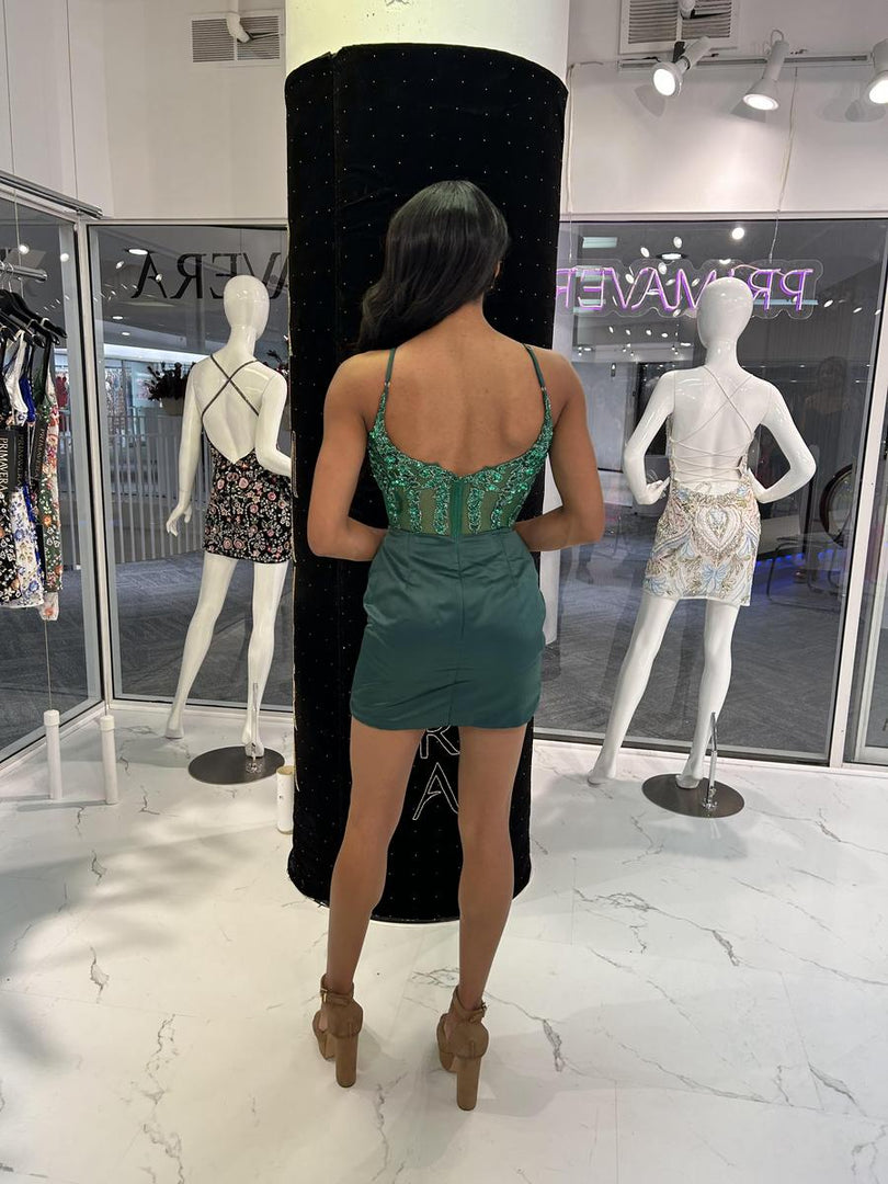 Primavera Couture Short Corset HoCo Dress 4437