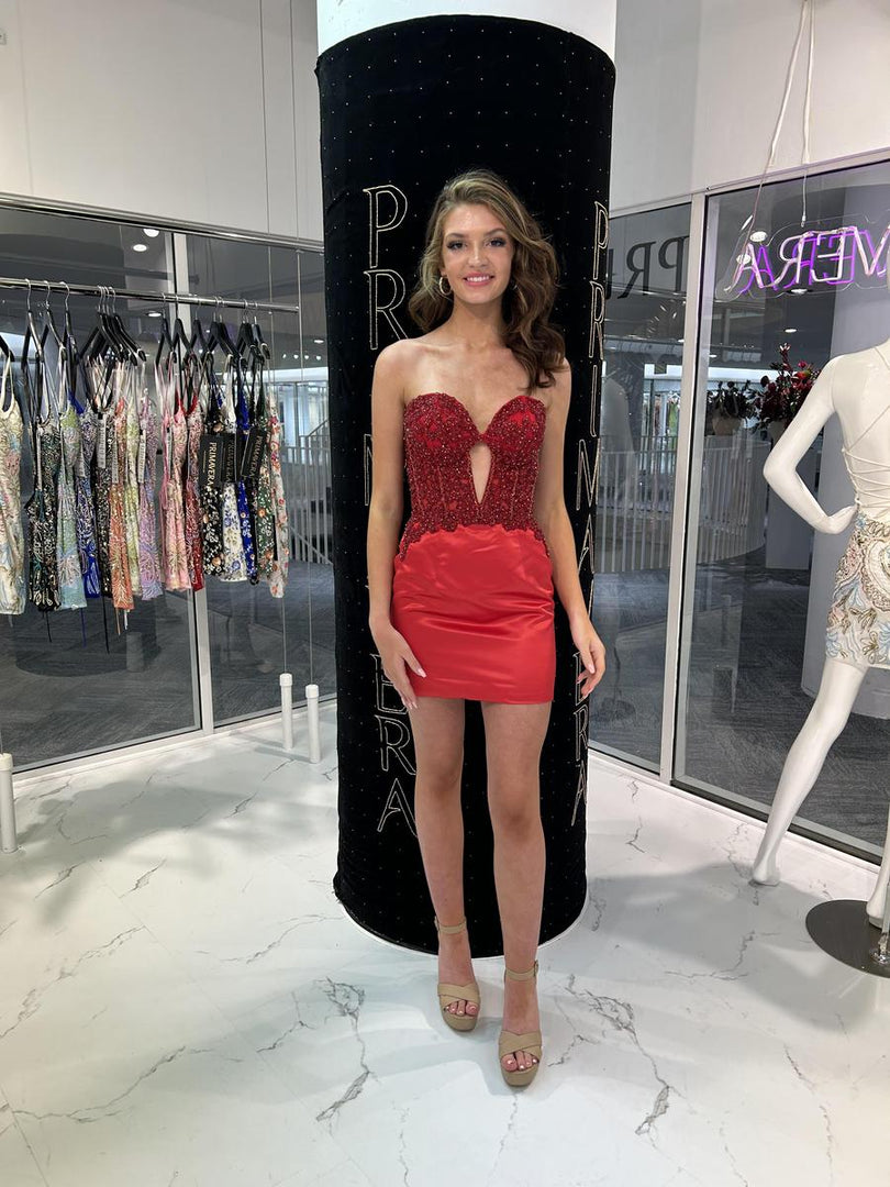 Primavera Couture Tight Corset HoCo Dress 4440