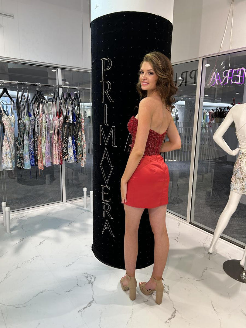 Primavera Couture Tight Corset HoCo Dress 4440