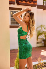 Primavera Couture Open Back HoCo Dress 4447