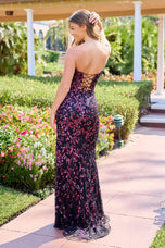 Primavera Couture Double Keyhole Sequin Prom Dress 4505