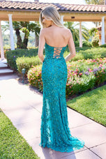 Primavera Couture Double Keyhole Sequin Prom Dress 4505