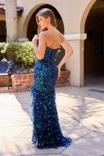 Primavera Couture Fitted Ruffle Skirt Prom Dress 4507