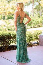 Primavera Couture Beaded Lace Fitted Prom Dress 4515