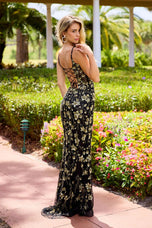 Primavera Couture Beaded Thin Straps Prom Dress 4522