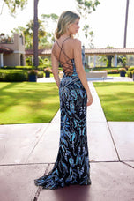 Primavera Couture Scoop Neck Lace Up Prom Dress 4524