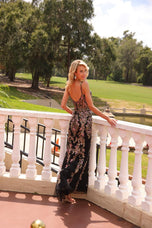 Primavera Couture Off-The-Shoulder Sequin Prom Dress 4525
