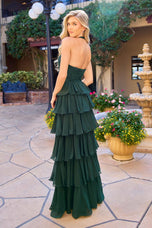 Primavera Couture A-Line Ruffle Prom Dress 4530