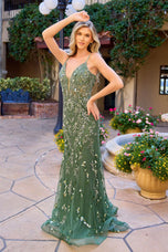 Primavera Couture Illusion Corset Bodice Prom Dress 4532
