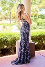 Primavera Couture Floral Beaded Prom Dress 4533