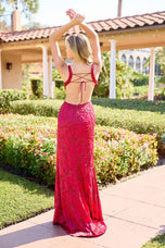 Primavera Couture Open Back Side Cutouts Prom Dress 4541