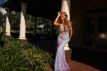 Primavera Couture Multicolor Iridescent Prom Dress 4542
