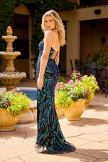 Primavera Couture Double Keyhole Fitted Prom Dress 4543