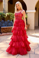 Primavera Couture Ruffle Prom Dress 4546