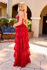 Primavera Couture Ruffle Prom Dress 4546