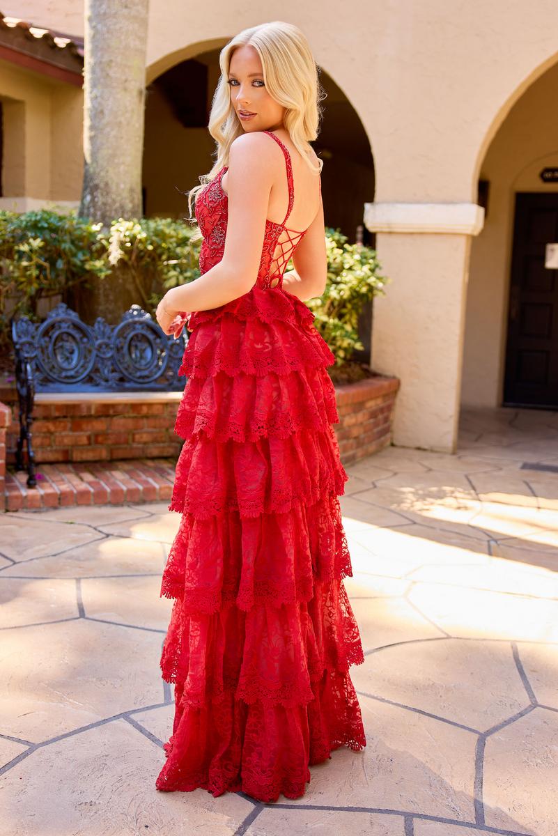 Primavera Couture Ruffle Prom Dress 4546