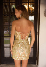 Primavera Couture Short Dress 4610
