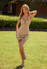 Primavera Couture Short Dress 4617