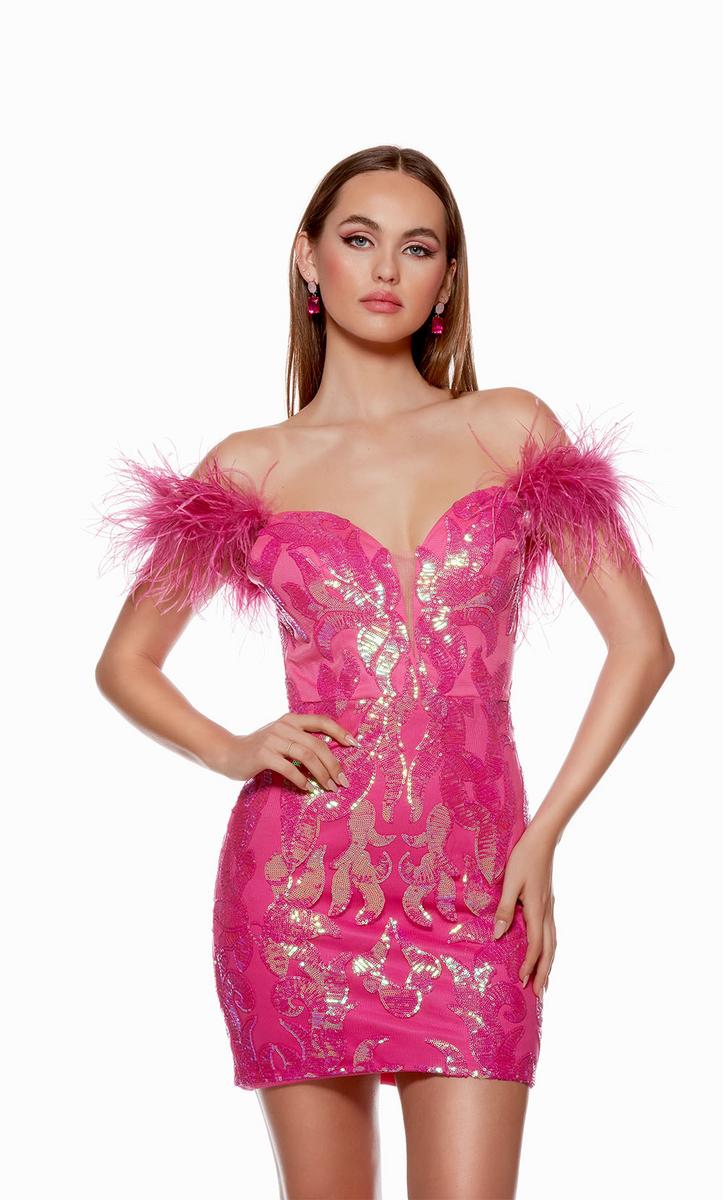 Alyce Paris Sequin Homecoming Dress 4621 Alyce Paris Sequin Homecoming Dress 4621