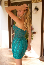 Primavera Couture Short Dress 4655
