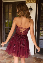 Primavera Couture Short Dress 4656