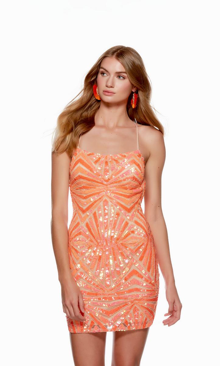 Alyce Paris Scoop Neck Homecoming Dress 4658 Alyce Paris Scoop Neck Homecoming Dress 4658