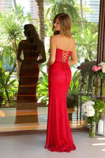 Ava Presley Fitted Strapless Corset Prom Dress 47114