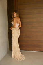 Ava Presley Beaded Tulle Prom Dress 47159