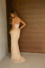 Ava Presley Beaded Tulle Prom Dress 47159