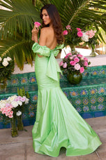 Ava Presley Mermaid Puff Sleeve Prom Dress 47172