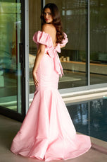 Ava Presley Mermaid Puff Sleeve Prom Dress 47172