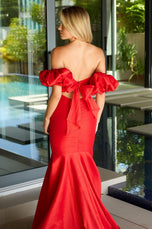 Ava Presley Mermaid Puff Sleeve Prom Dress 47172