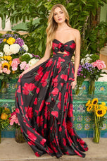 Ava Presley Floral A-Line Prom Dress 47190