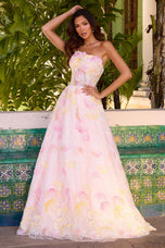 Ava Presley Embroidered Tulle Prom Dress 47193