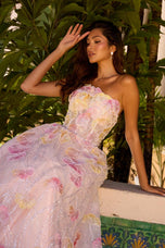 Ava Presley Embroidered Tulle Prom Dress 47193