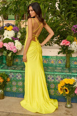 Ava Presley Stretch Satin Prom Dress 47207